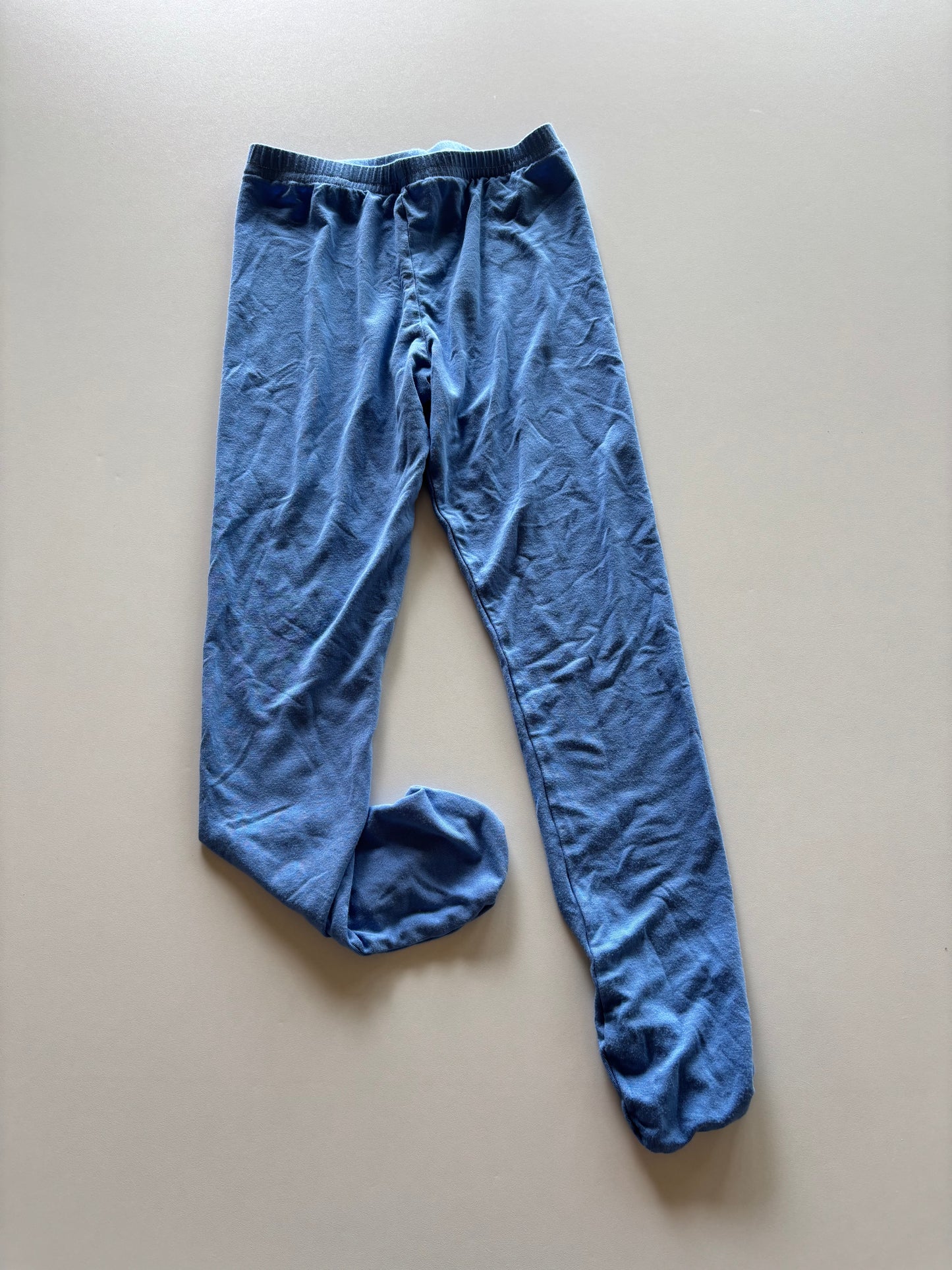 Light Blue Footed Leggings