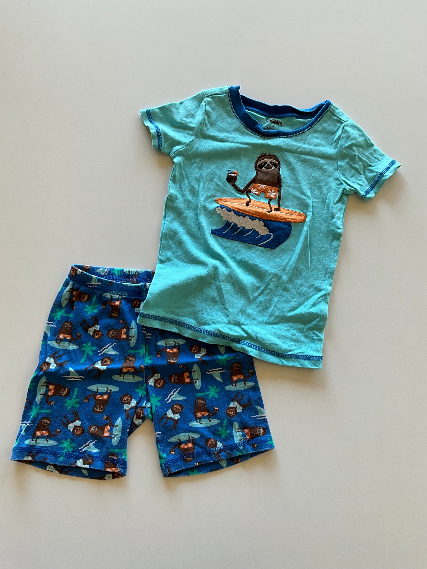 2pc Sloth Pajamas