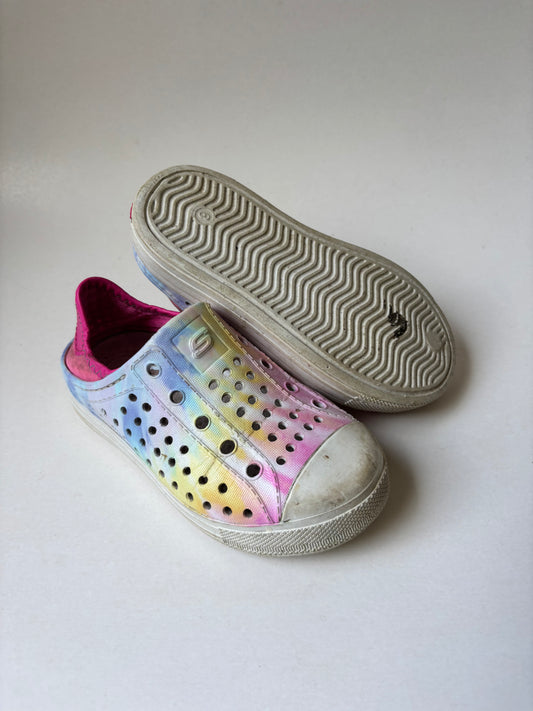Pastel Tie Dye Slip On Foam Shoes