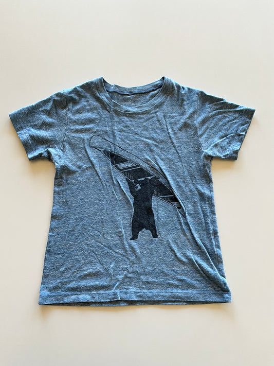 Blue Portaging Bear Tee