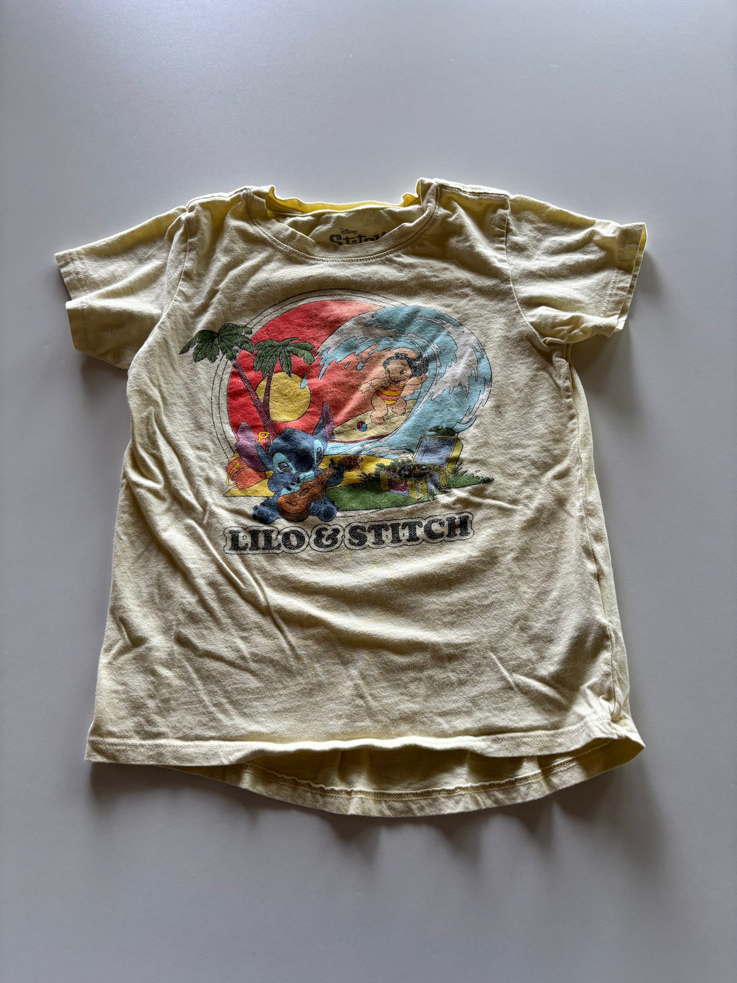 Yellow Lilo & Stitch Tee