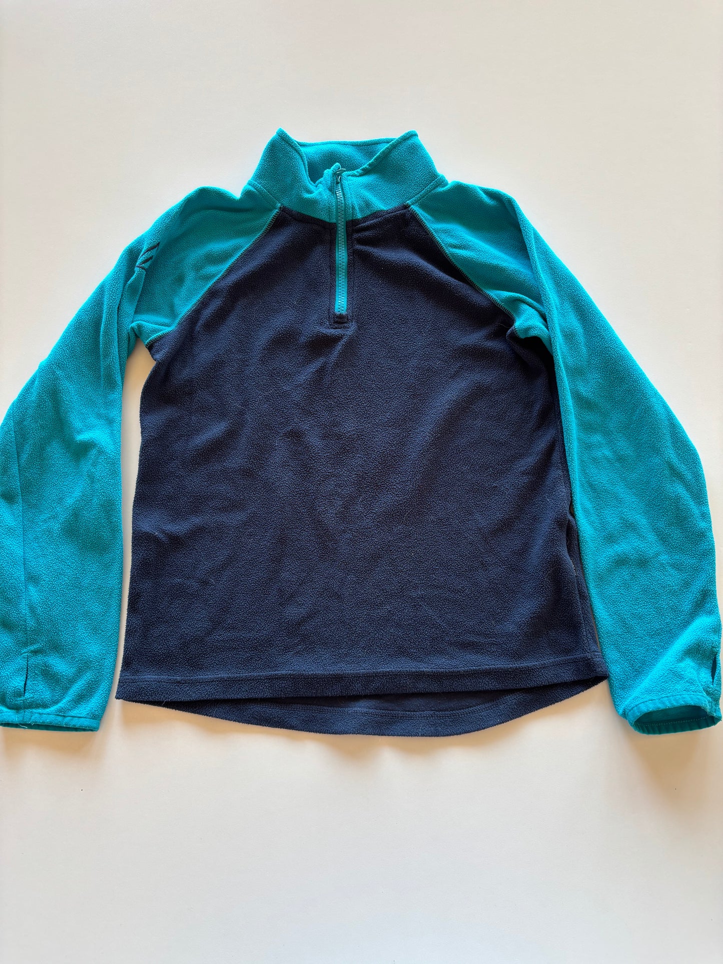 2 Tone Blue 1/4 Zip Fleece