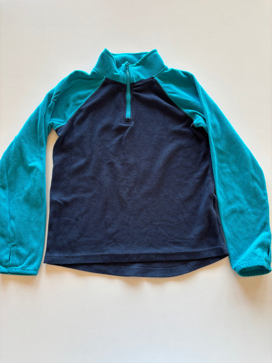 2 Tone Blue 1/4 Zip Fleece