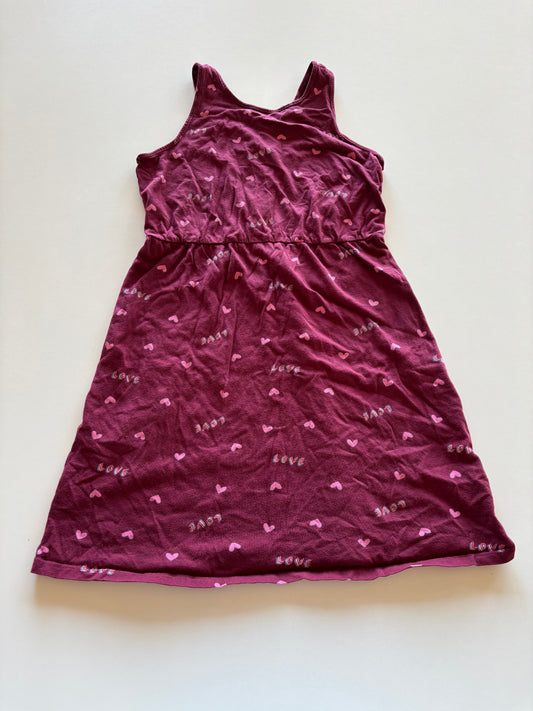 Burgundy Love Dress