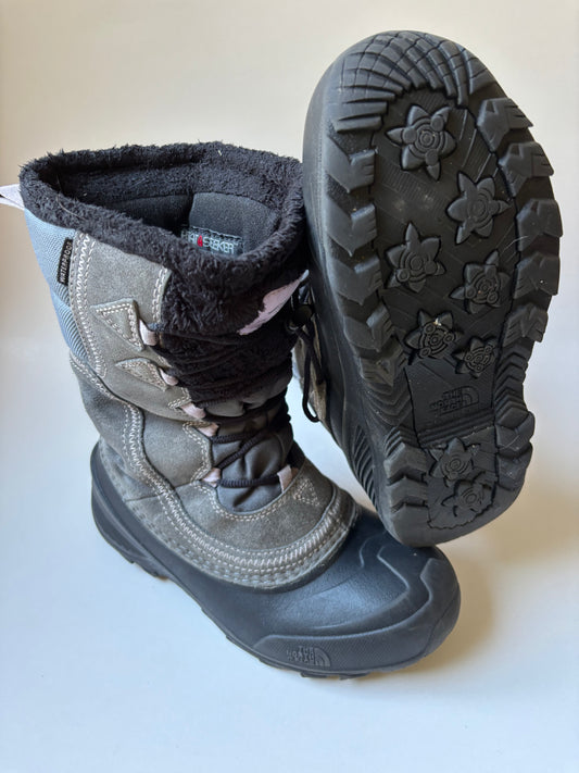 Grey & Lilac Winter Boots