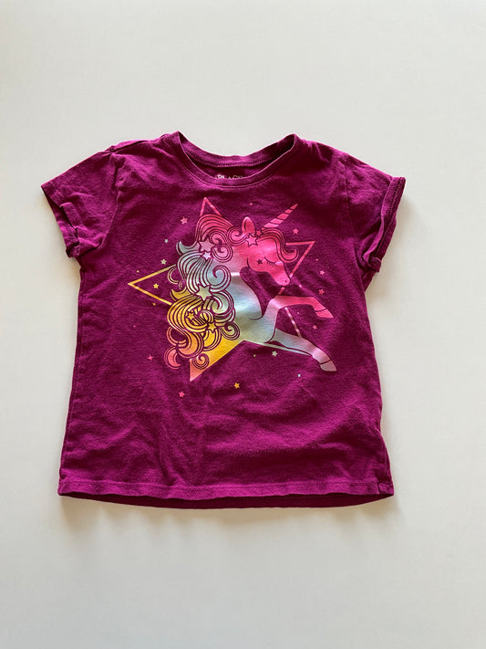 Burgundy Unicorn Tee
