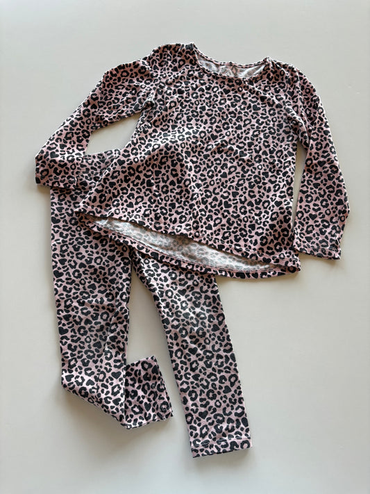 2pc Pink Leopard Set