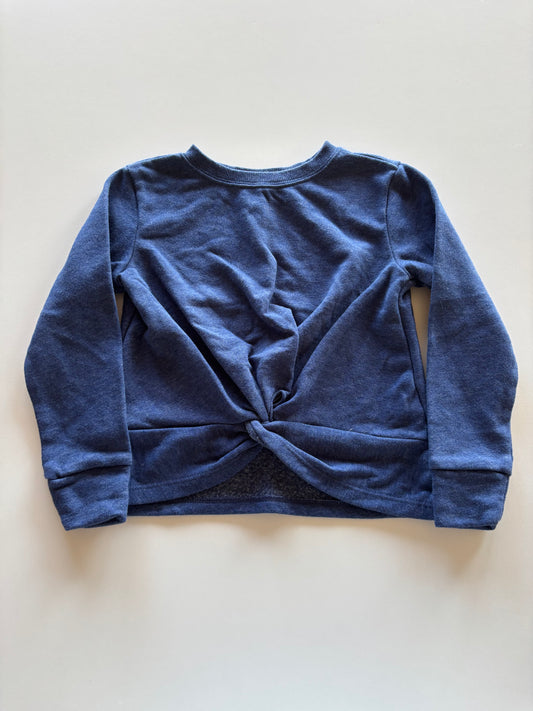 Navy Twisted Sweater