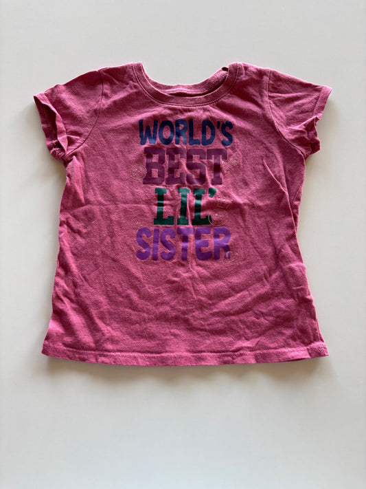 Pink Best Lil Sister Tee