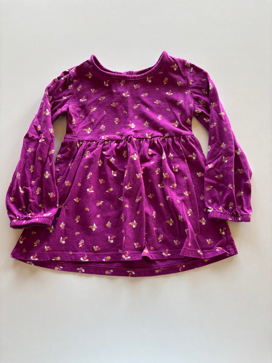 Purple Floral Shirt/Tunic