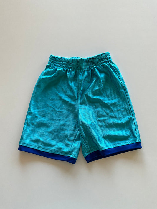 Light Blue Textured Athletic Shorts