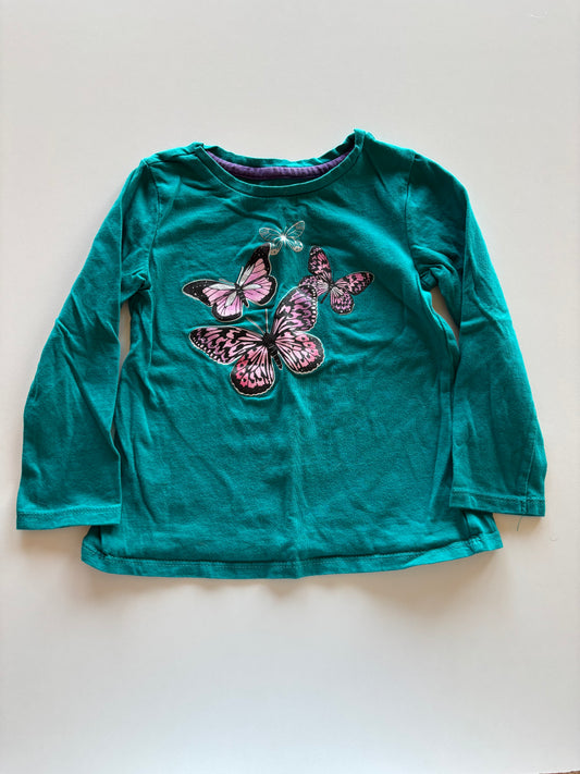 Turquoise Butterfly Shirt