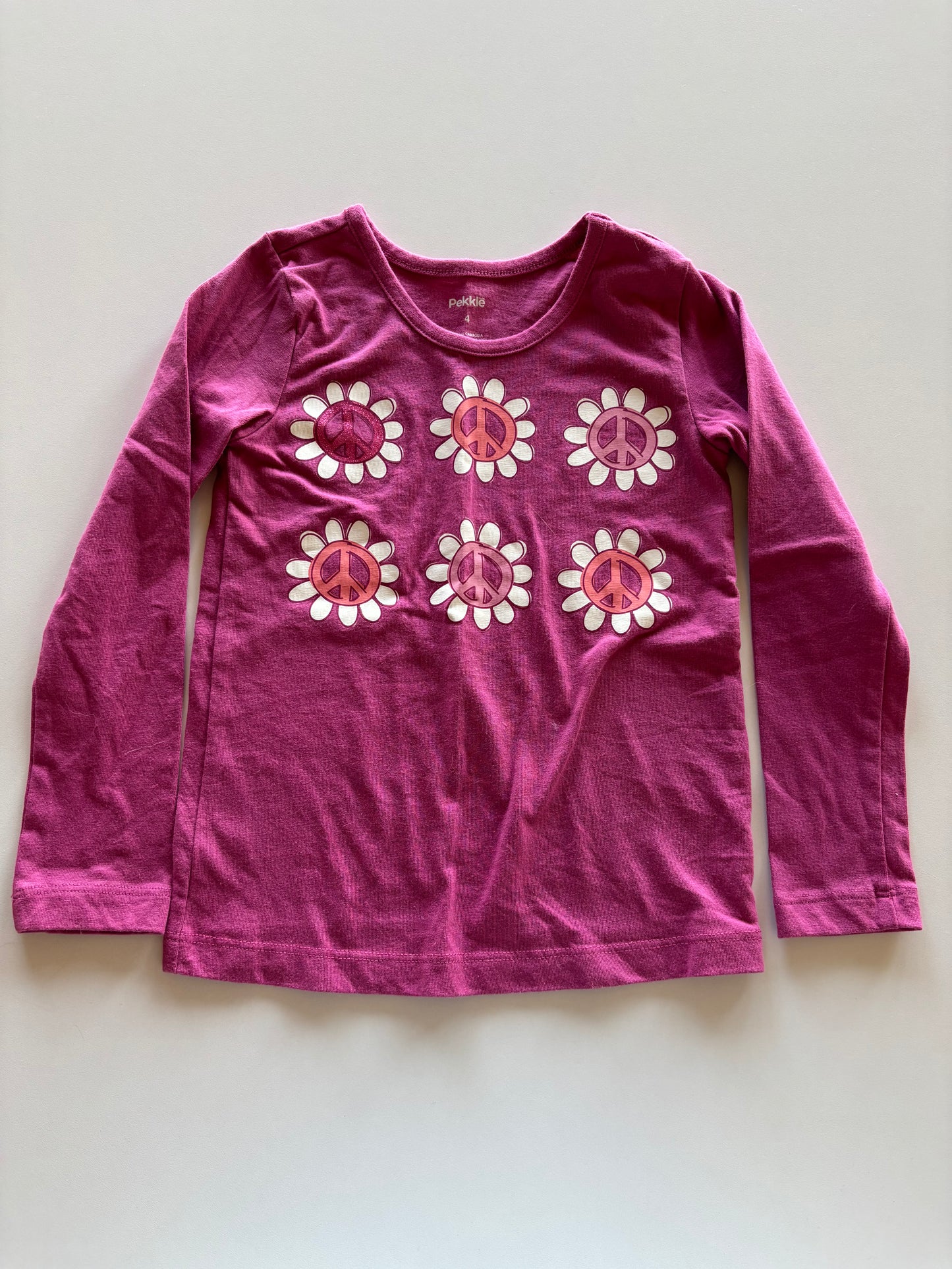 Pink Peace Daisy Shirt