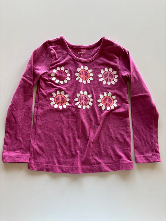 Pink Peace Daisy Shirt