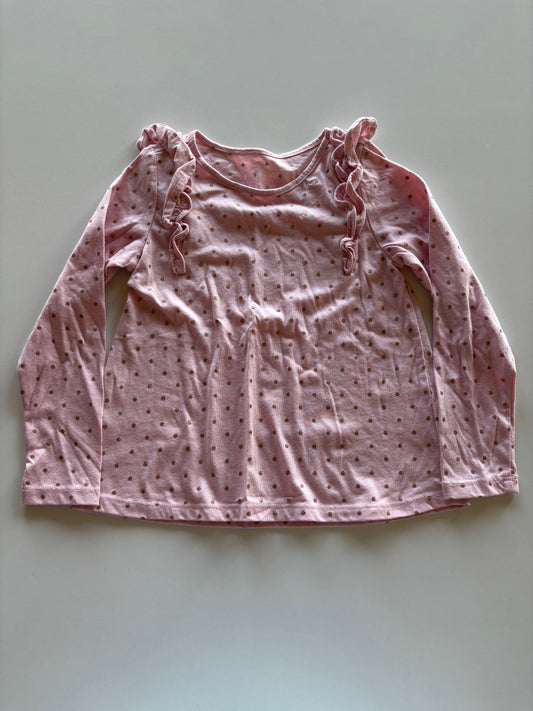 Pink & Gold Polka Dot Shirt