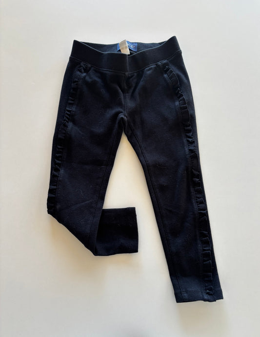 Black Ruffle Pants