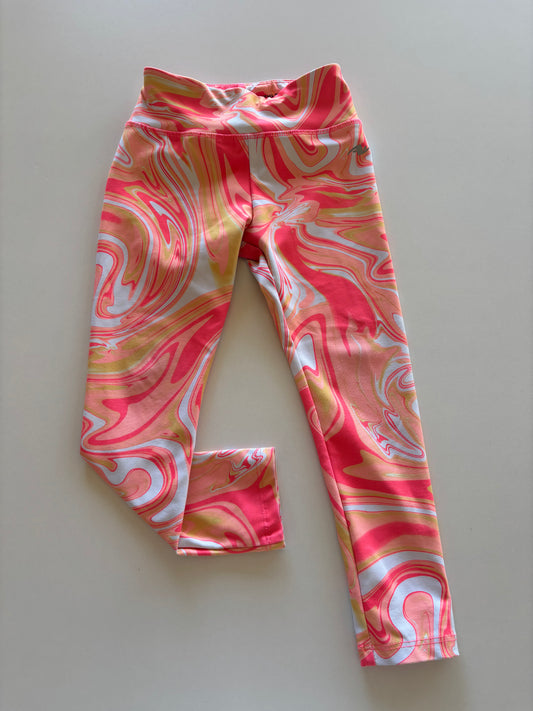Orange Swirl Athletic Pants