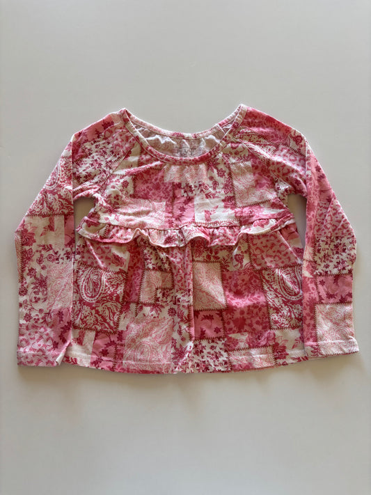 Pink Patchwork Shirt