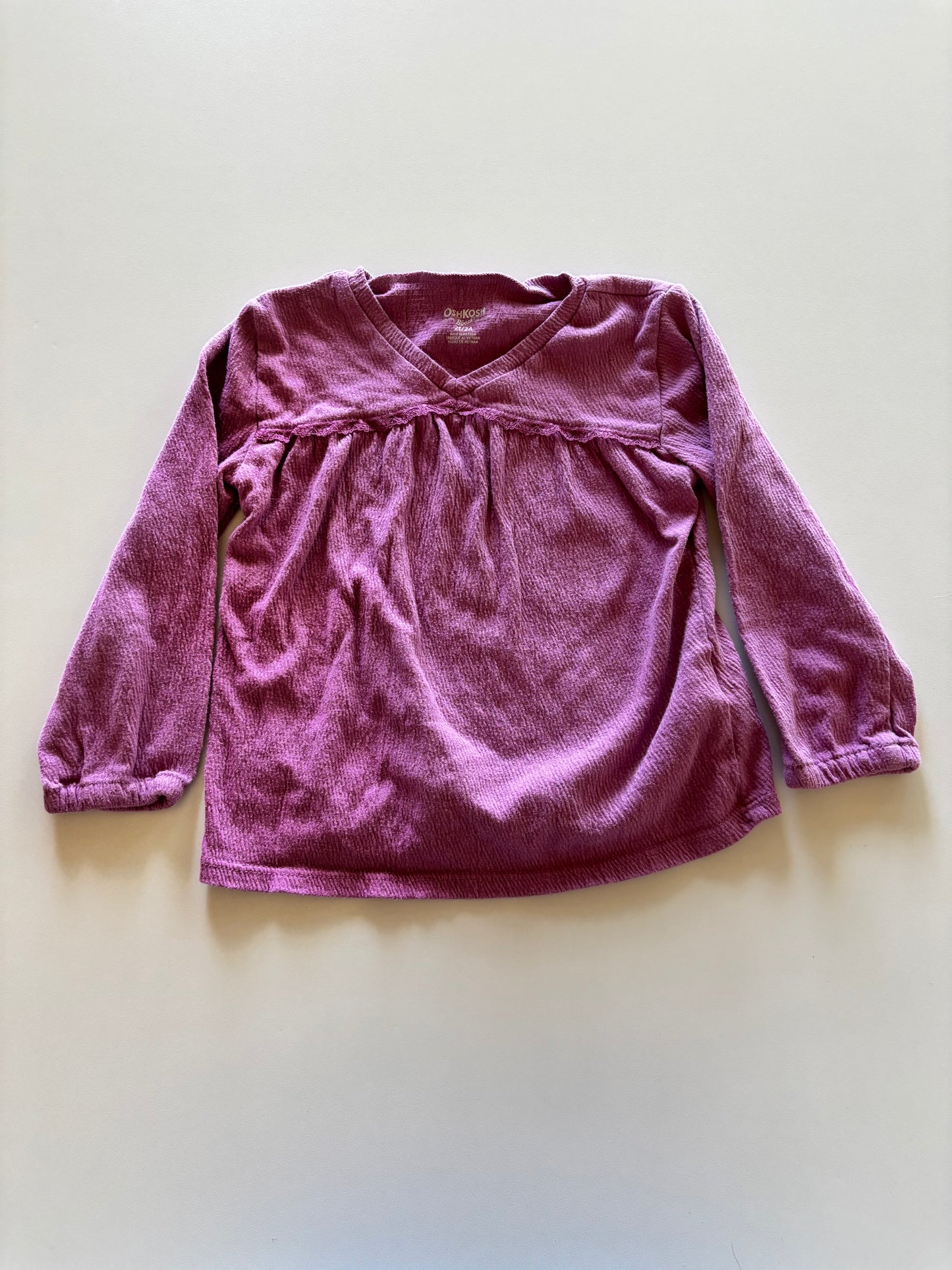Textured Purple Shirt