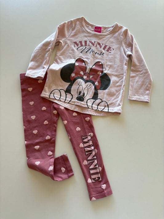2pc Dusty Rose Minnie Set