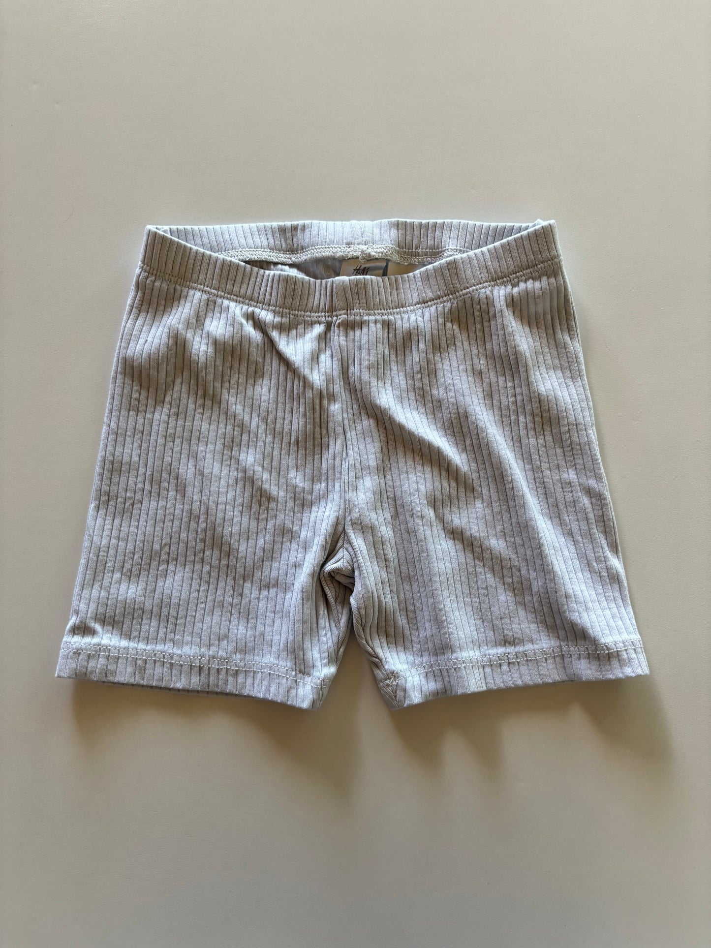 Lilac Ribbed Bike Shorts