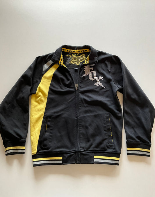 Black & Yellow Fox Racing Zip Up
