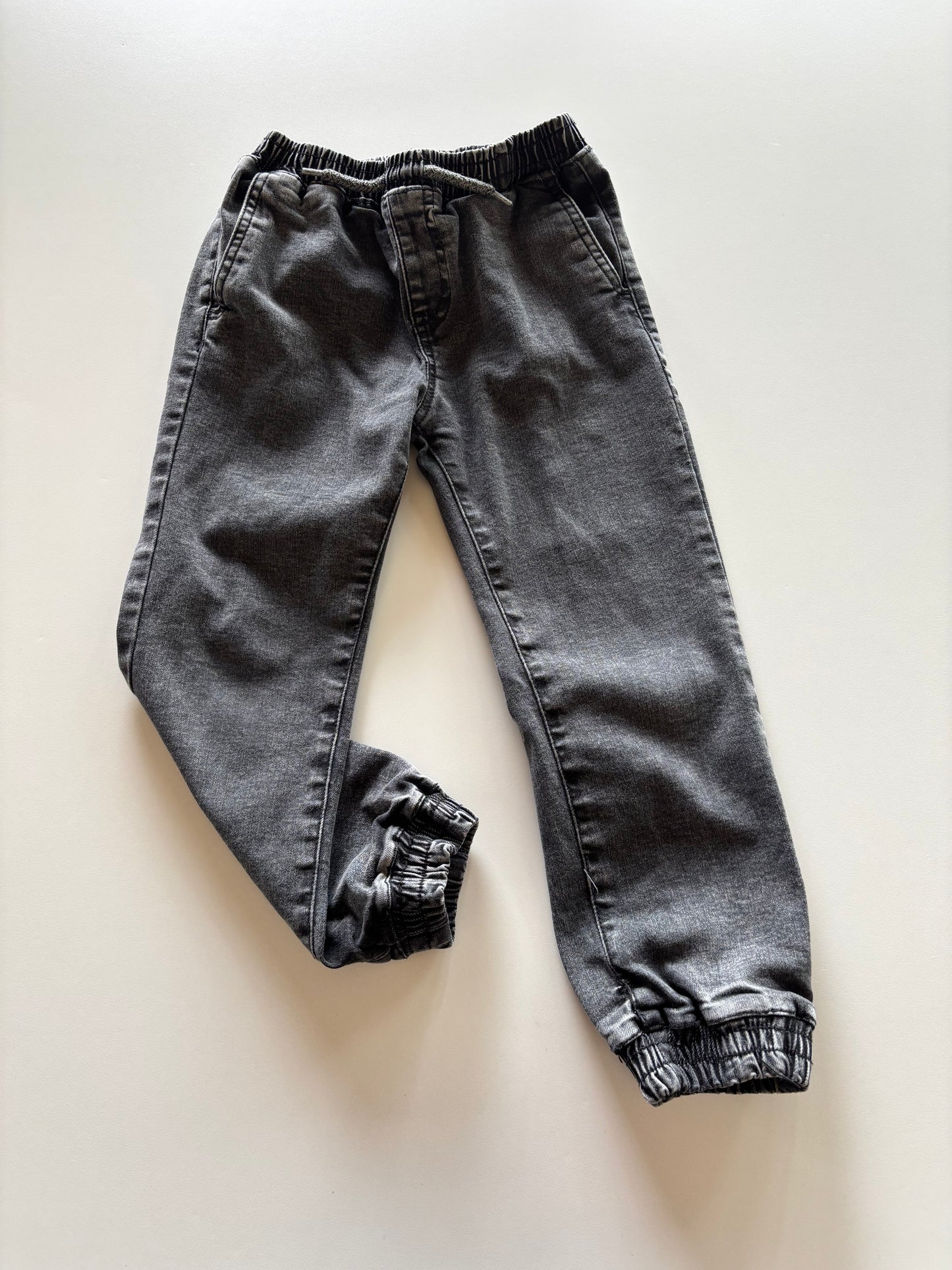 Charcoal Denim Joggers