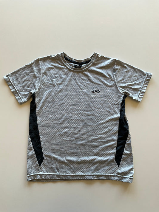 Textured Grey Athletic Tee