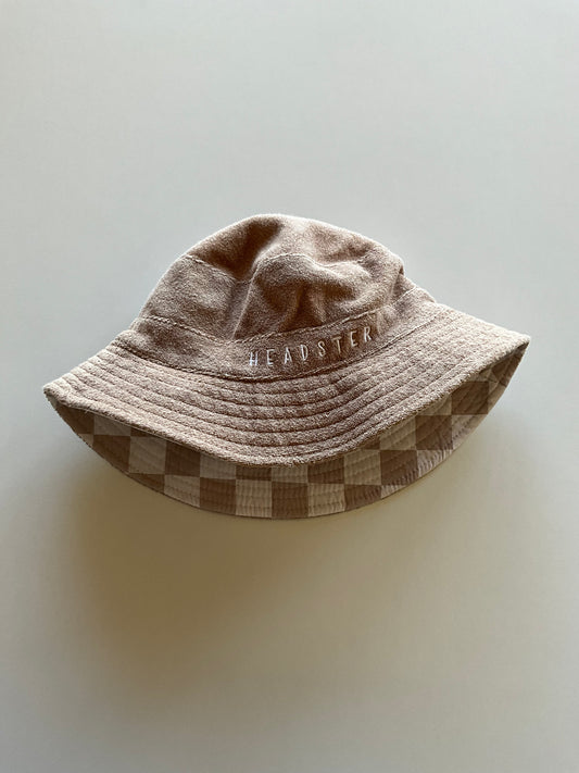 Brown Reversible Bucket Hat