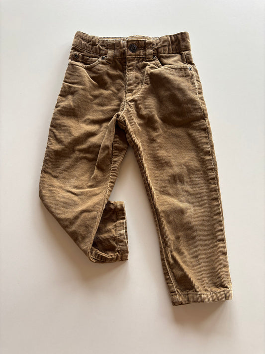 Caramel Corduroy Pants
