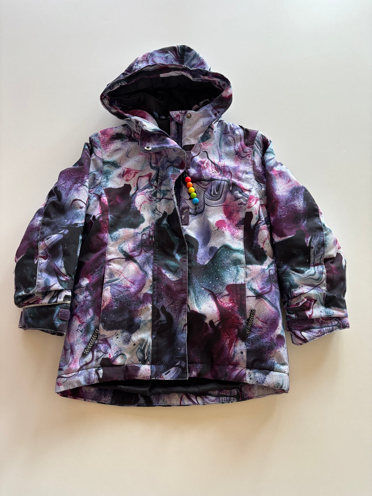 Purple Swirl Winter Jacket