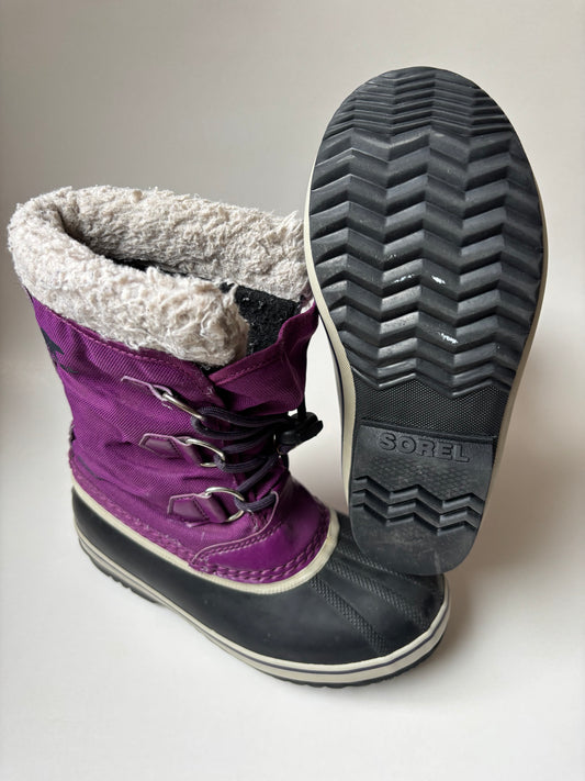 Purple Winter Boots