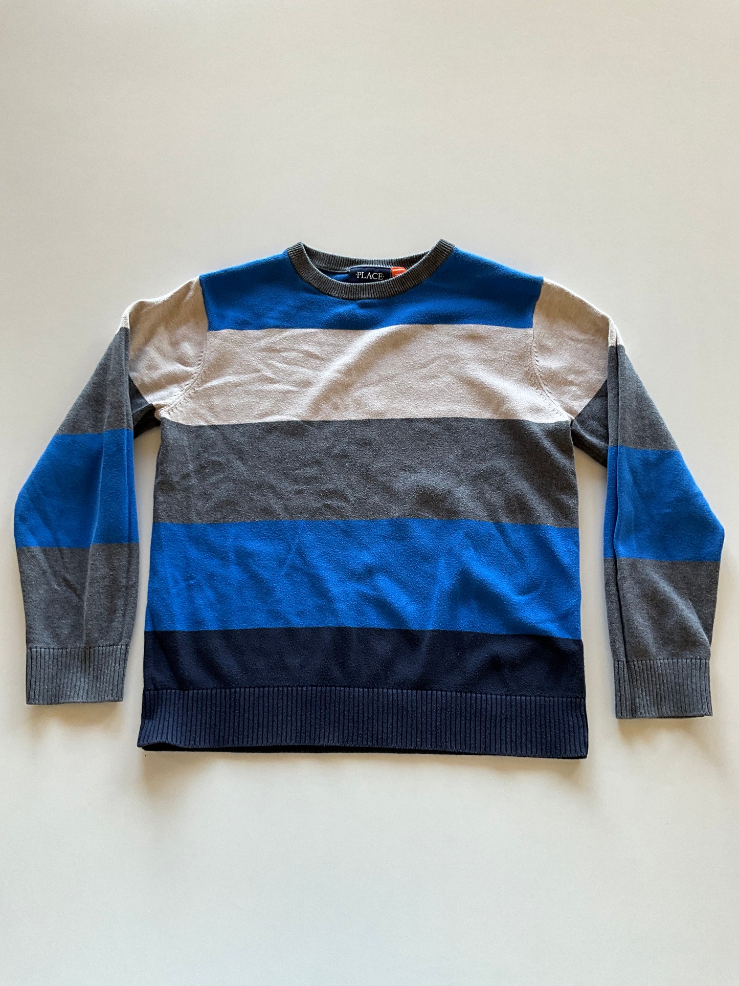 Blue Colourblock Sweater