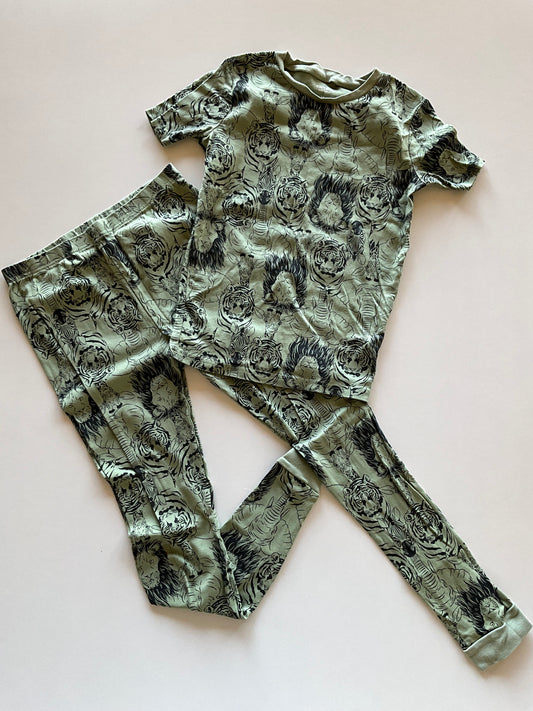 2pc Sage African Animals Pajamas