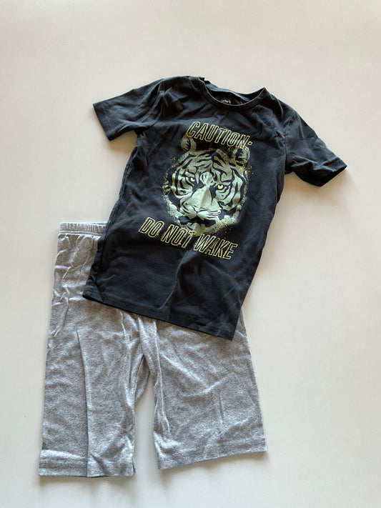2pc Tiger Shorts Pajamas