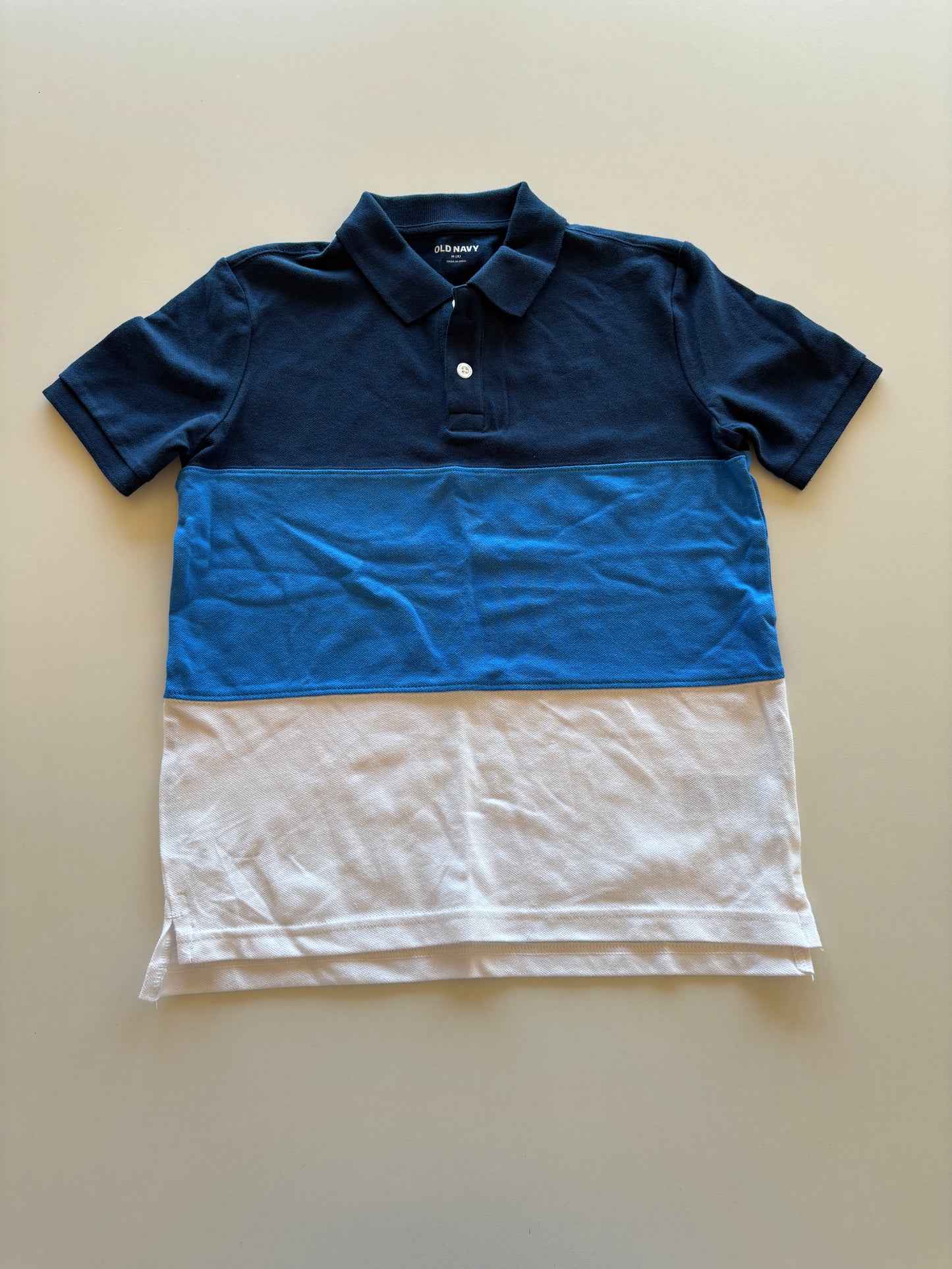 NWOT Blue Colourblock Polo Tee