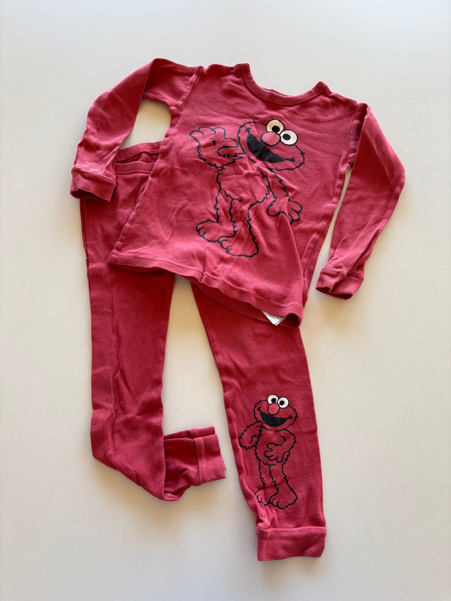 2pc Red Elmo Pajamas