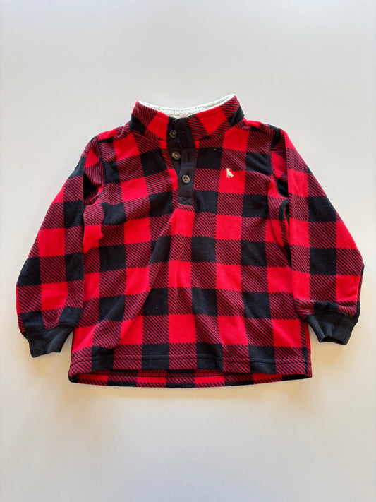 Buffalo Plaid Fleece Sweater