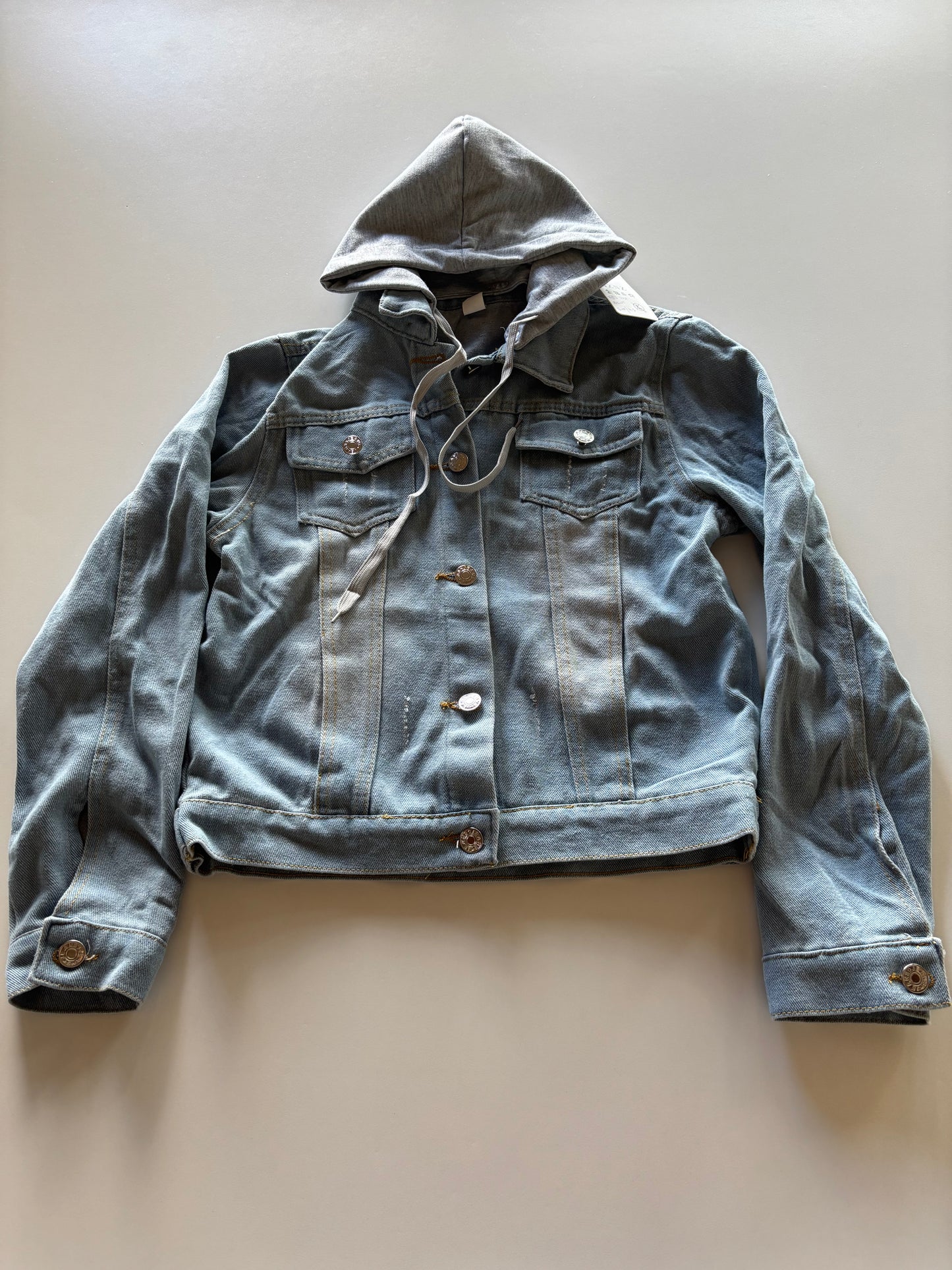 BNWT Hooded Denim Jacket