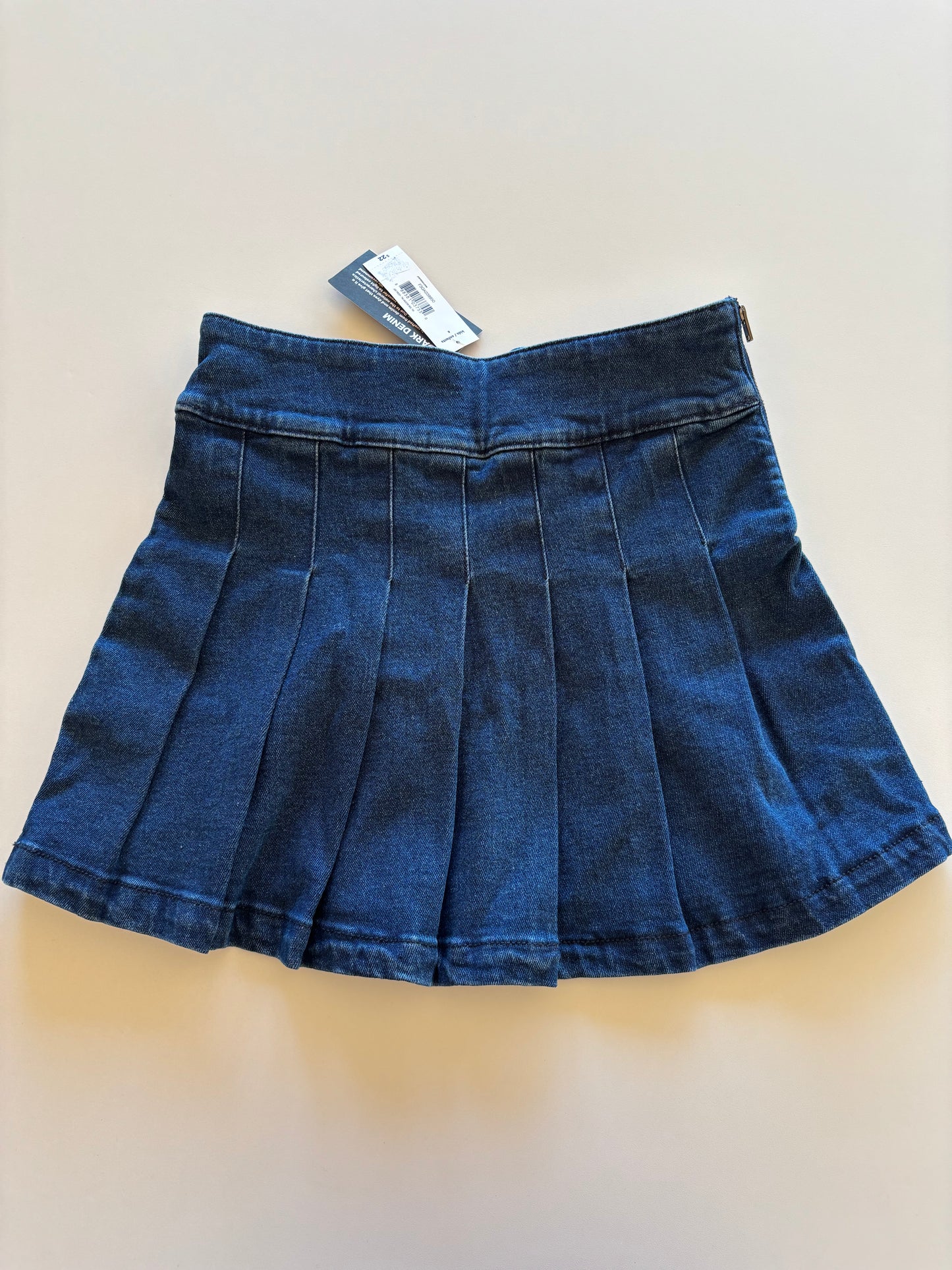 BNWT Pleated Denim Skirt