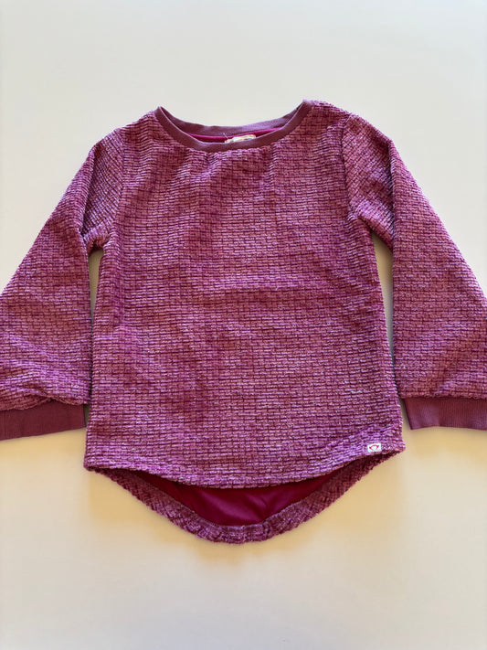 Pink & Purple Sparkly Tunic Sweater
