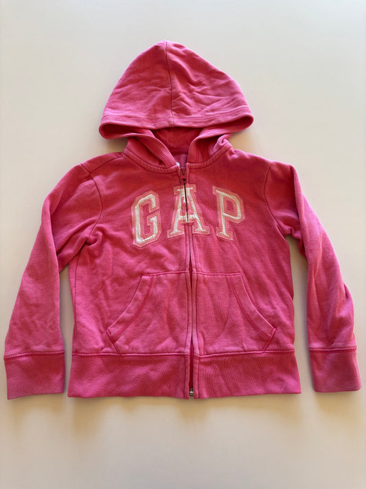 Pink Gap Zip Up Hoodie