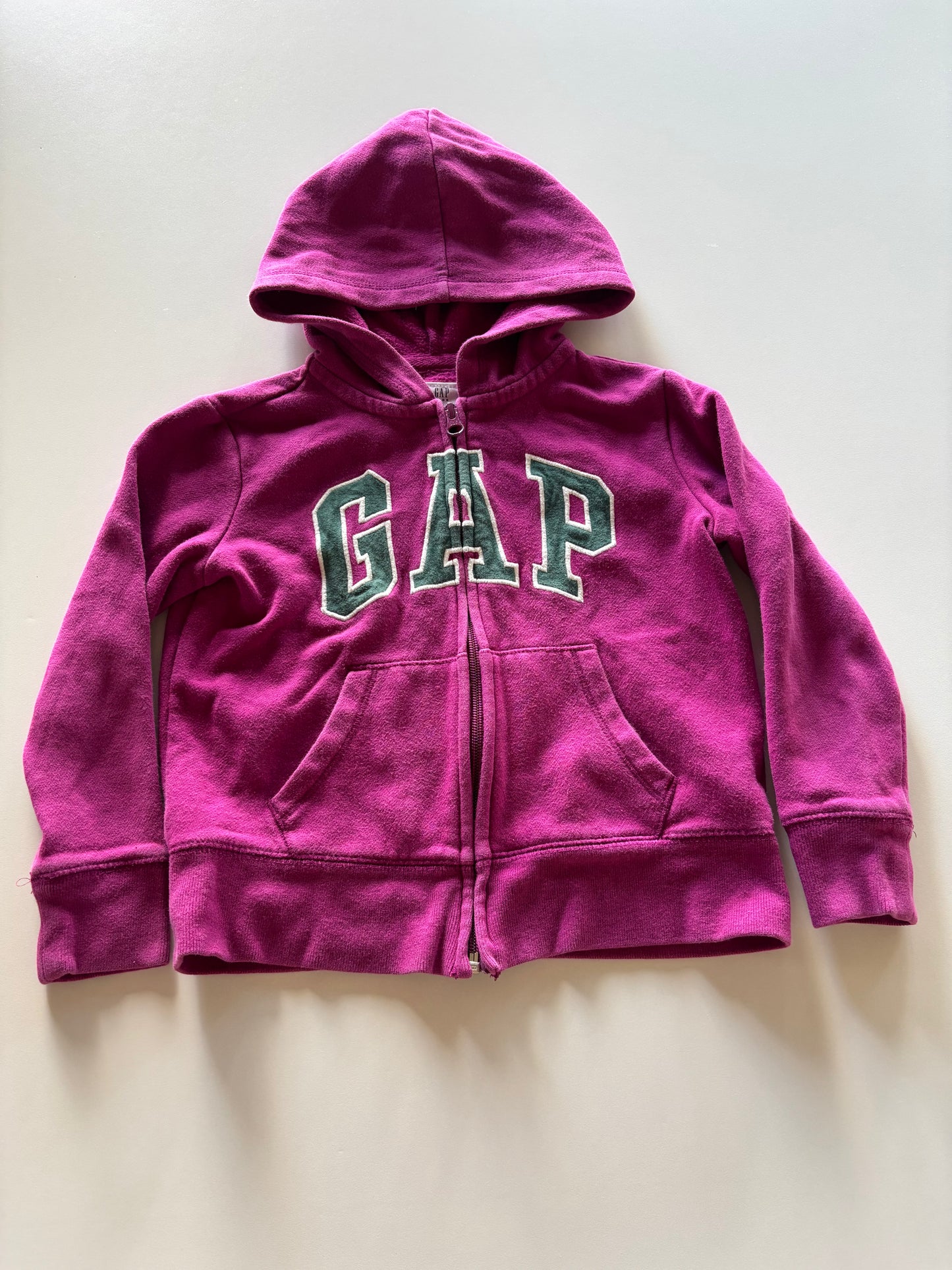 Pinkish Purple Gap Zip Up Hoodie