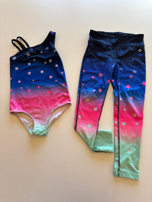 2pc Rainbow Star Athletic Set