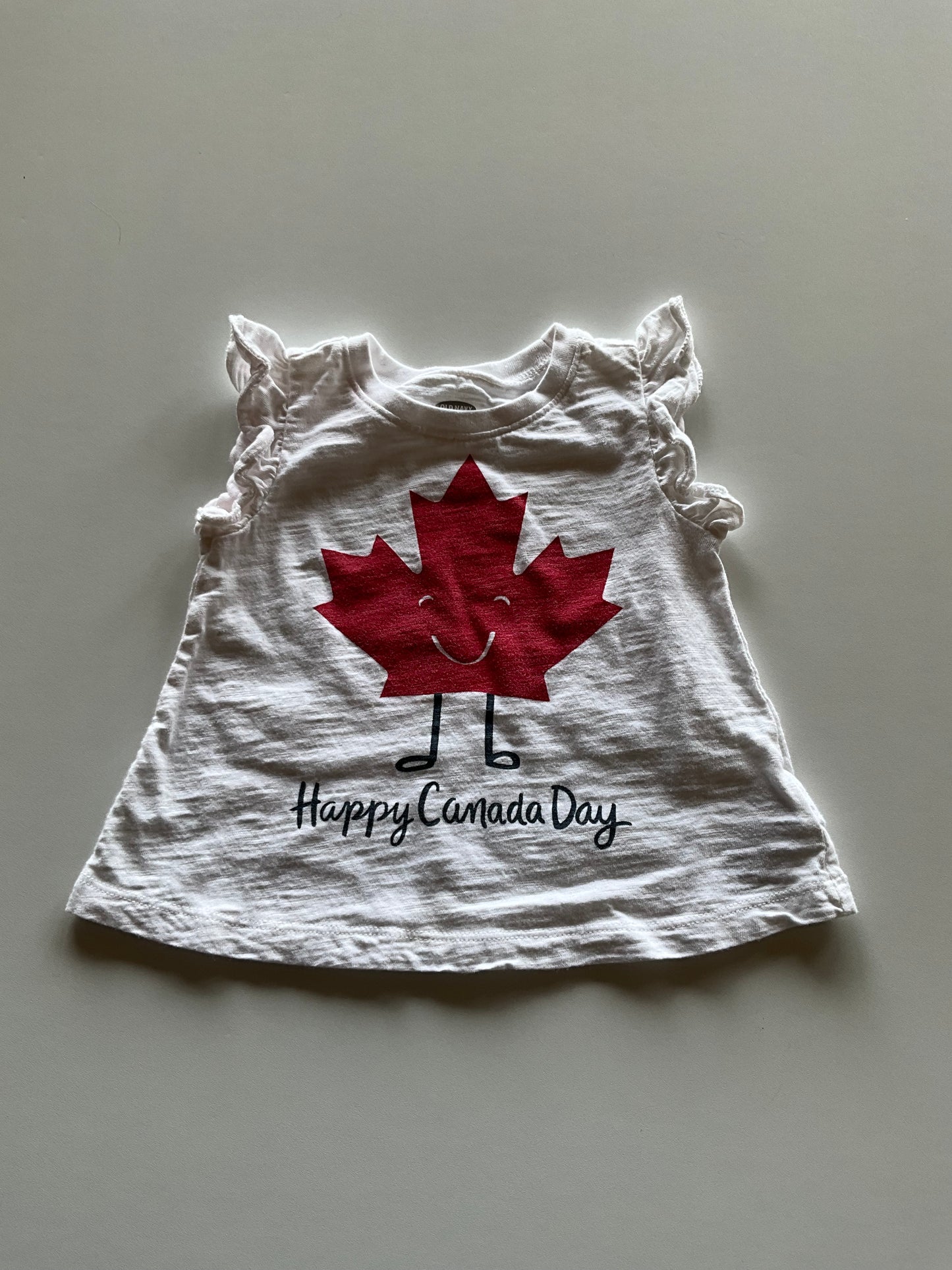 White Canada Day Tank