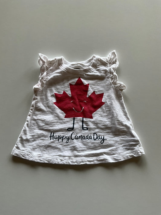 White Canada Day Tank