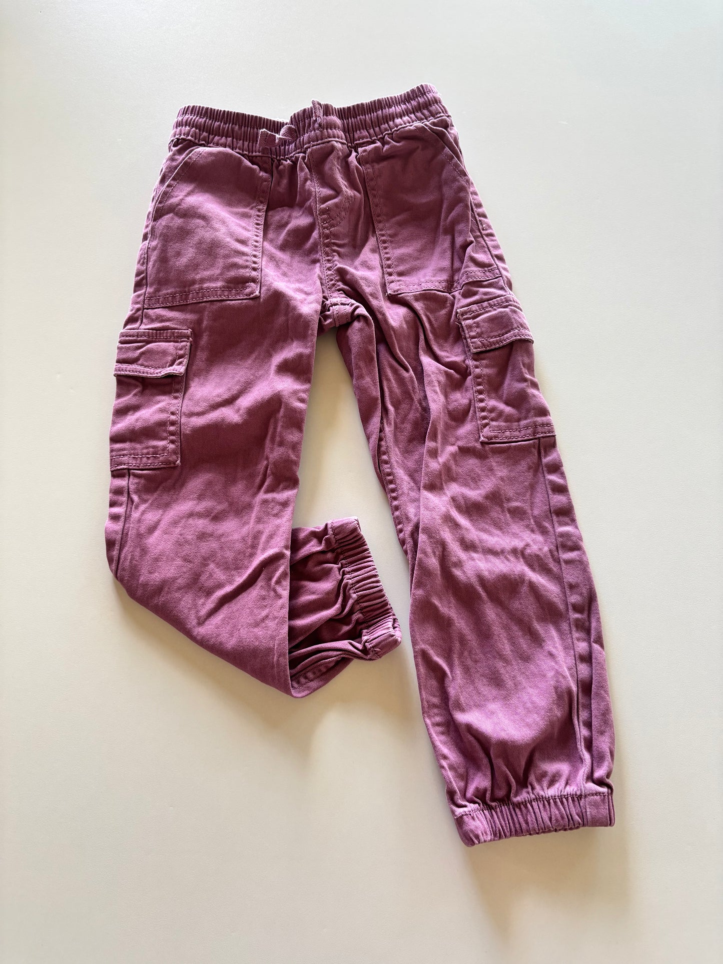 Mauve Cargo Joggers