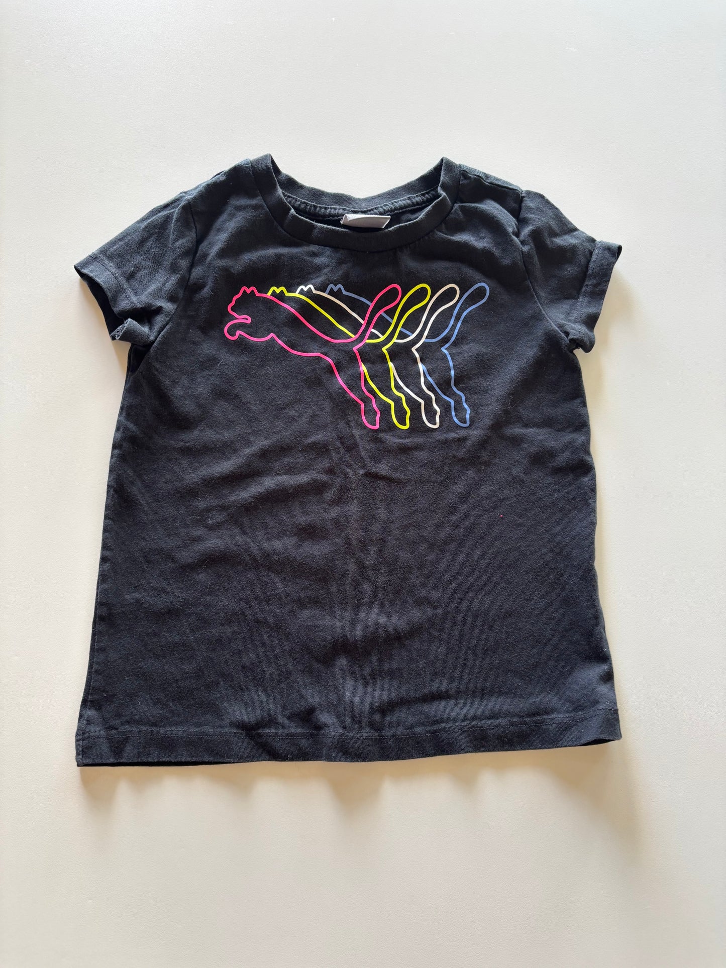 Black Bright Pumas Tee