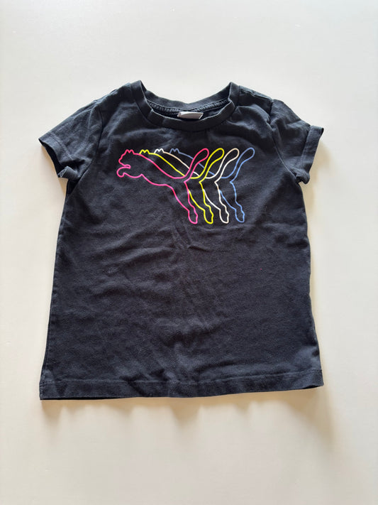 Black Bright Pumas Tee