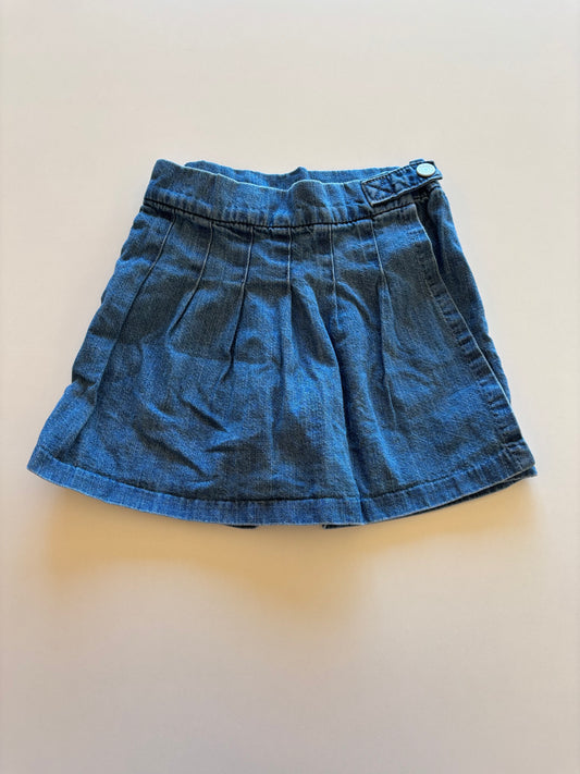 Denim Skort